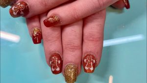 gingerbread nails